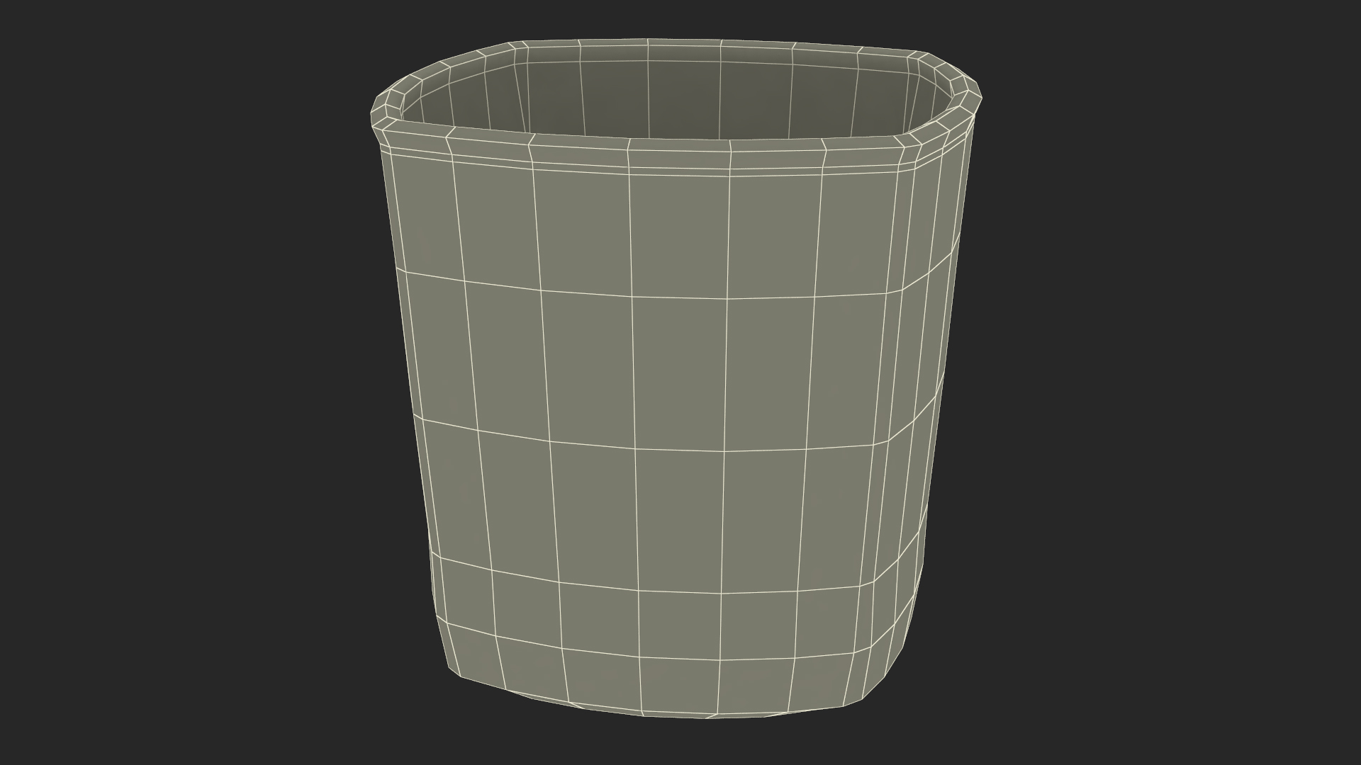 Misted Square Base Drinking Glass Thick Bottom With Whiskey 3D model