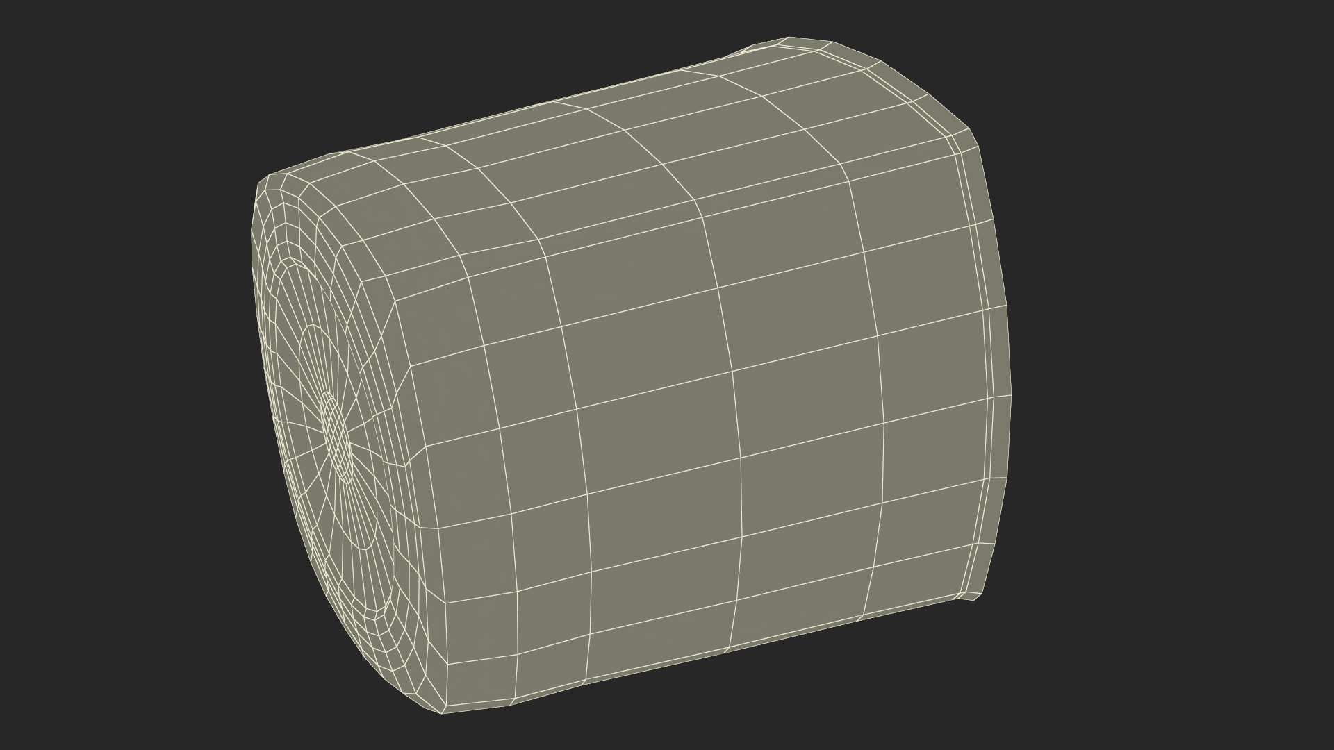Misted Square Base Drinking Glass Thick Bottom With Whiskey 3D model
