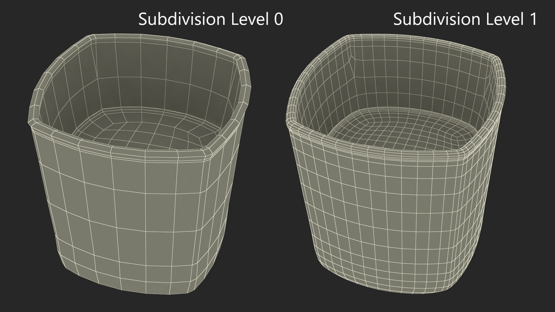 Misted Square Base Drinking Glass Thick Bottom With Whiskey 3D model