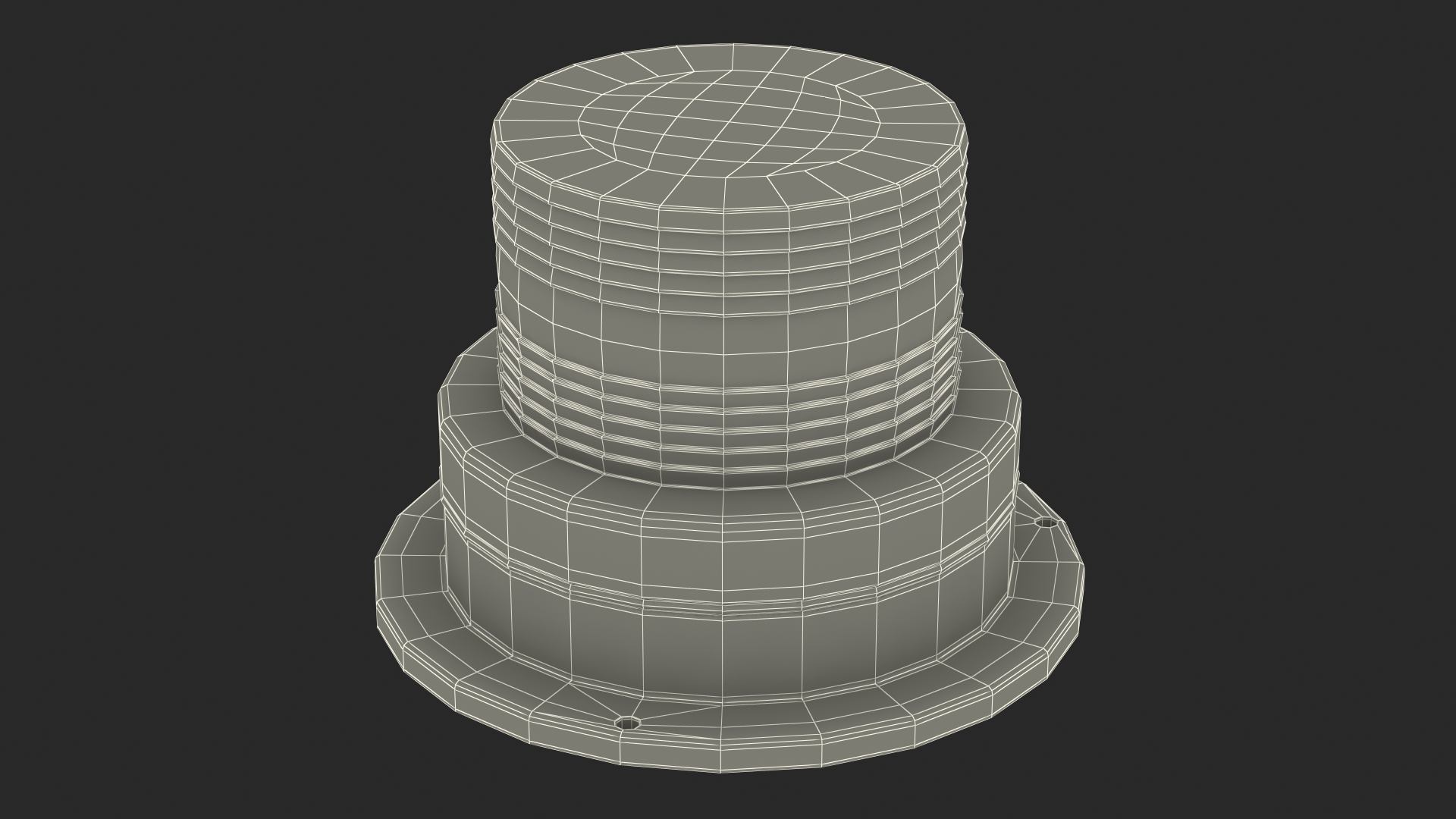 LED Beacon Red 3D model