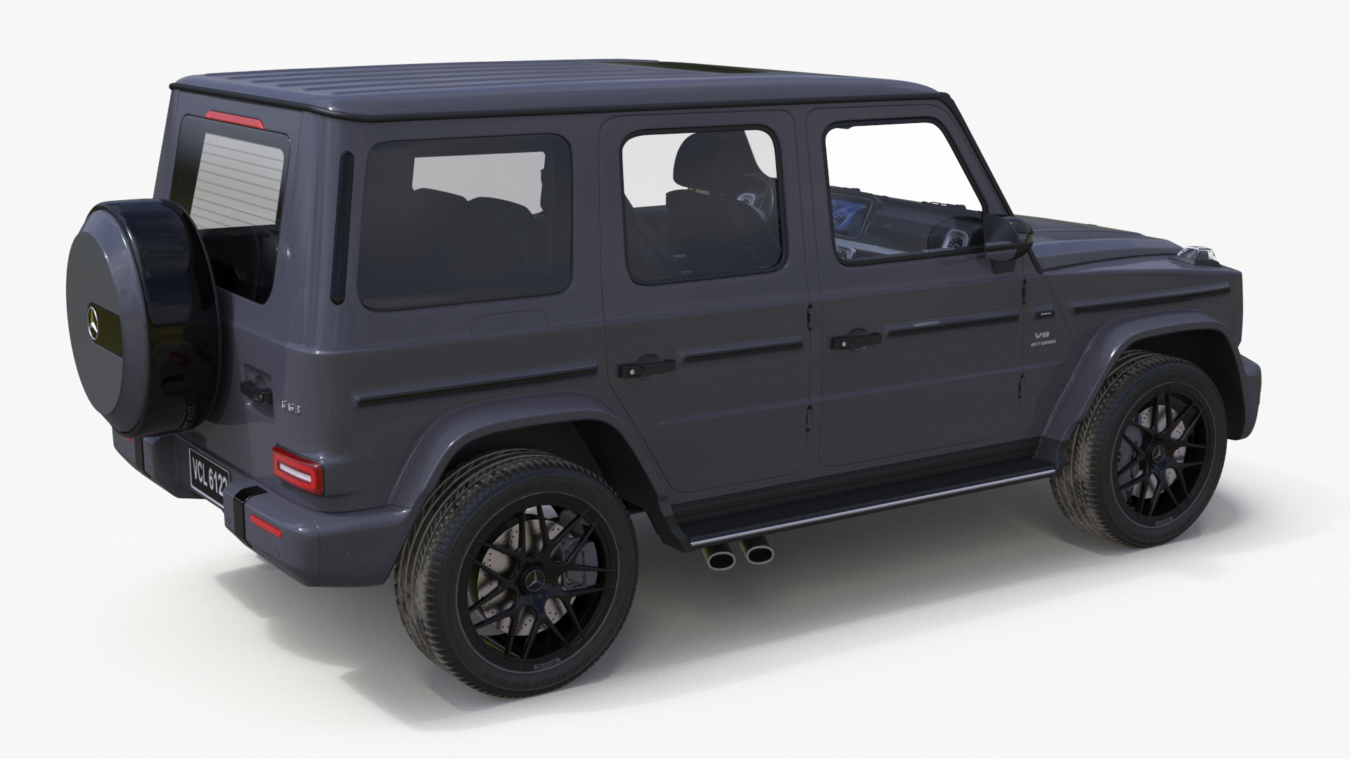 3D Mercedes-Benz G63 AMG Gray