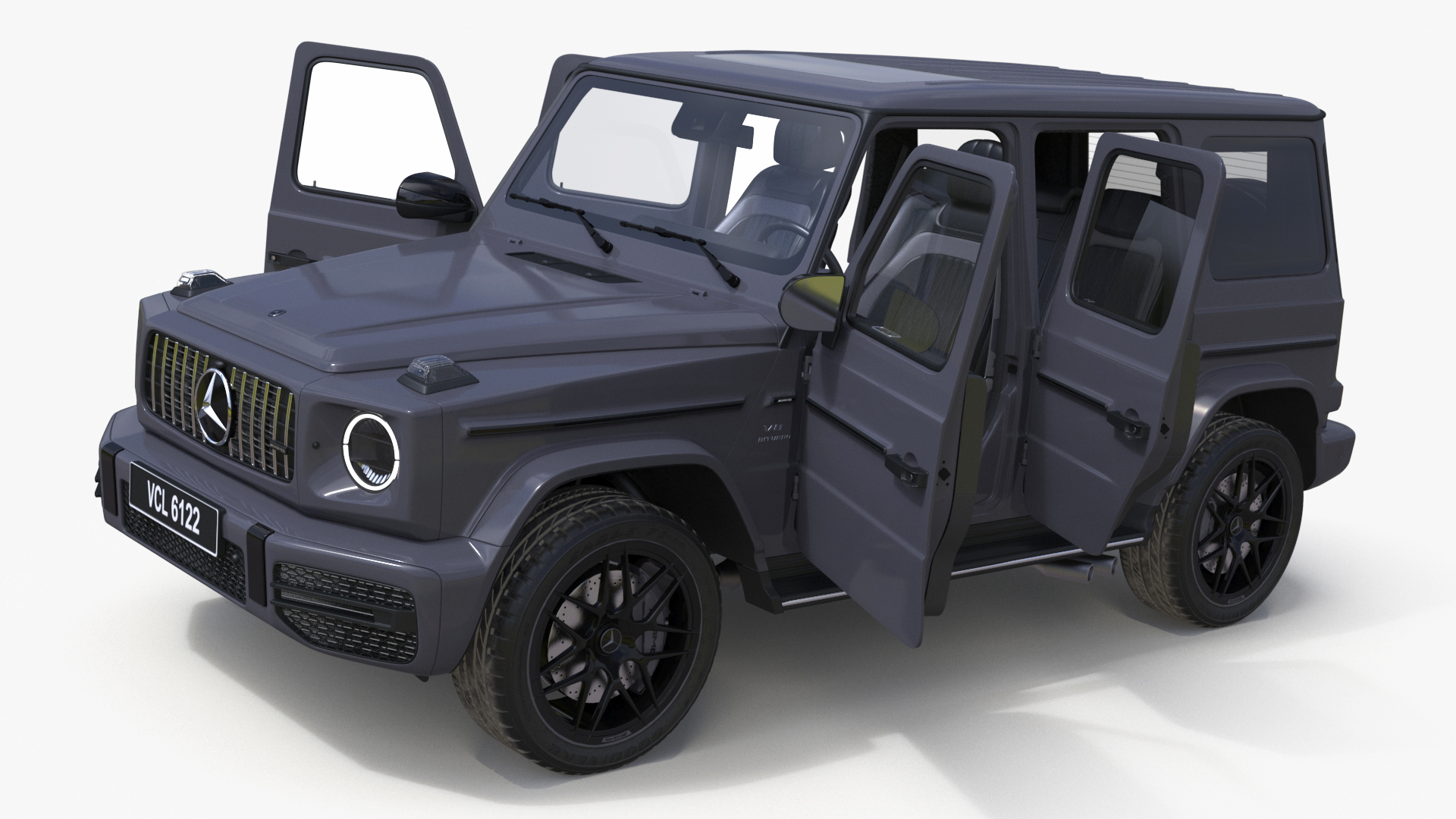 3D Mercedes-Benz G63 AMG Gray