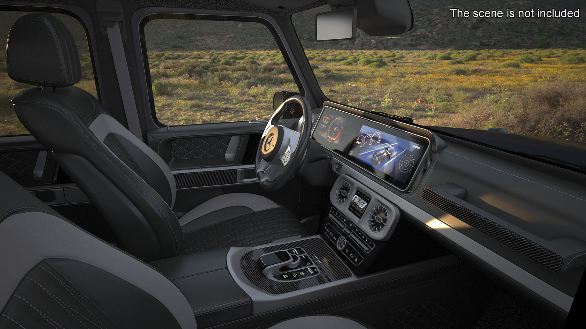 3D Mercedes-Benz G63 AMG Gray