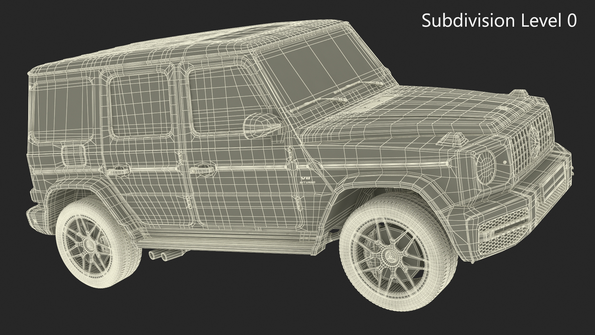 3D Mercedes-Benz G63 AMG Gray
