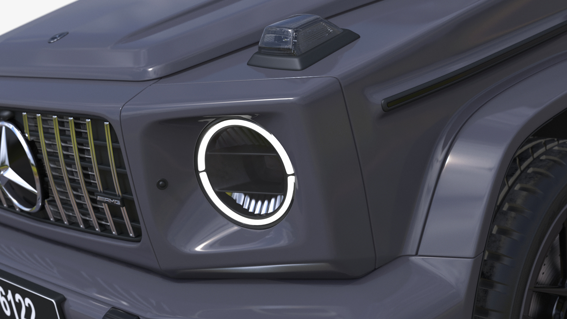 3D Mercedes-Benz G63 AMG Gray