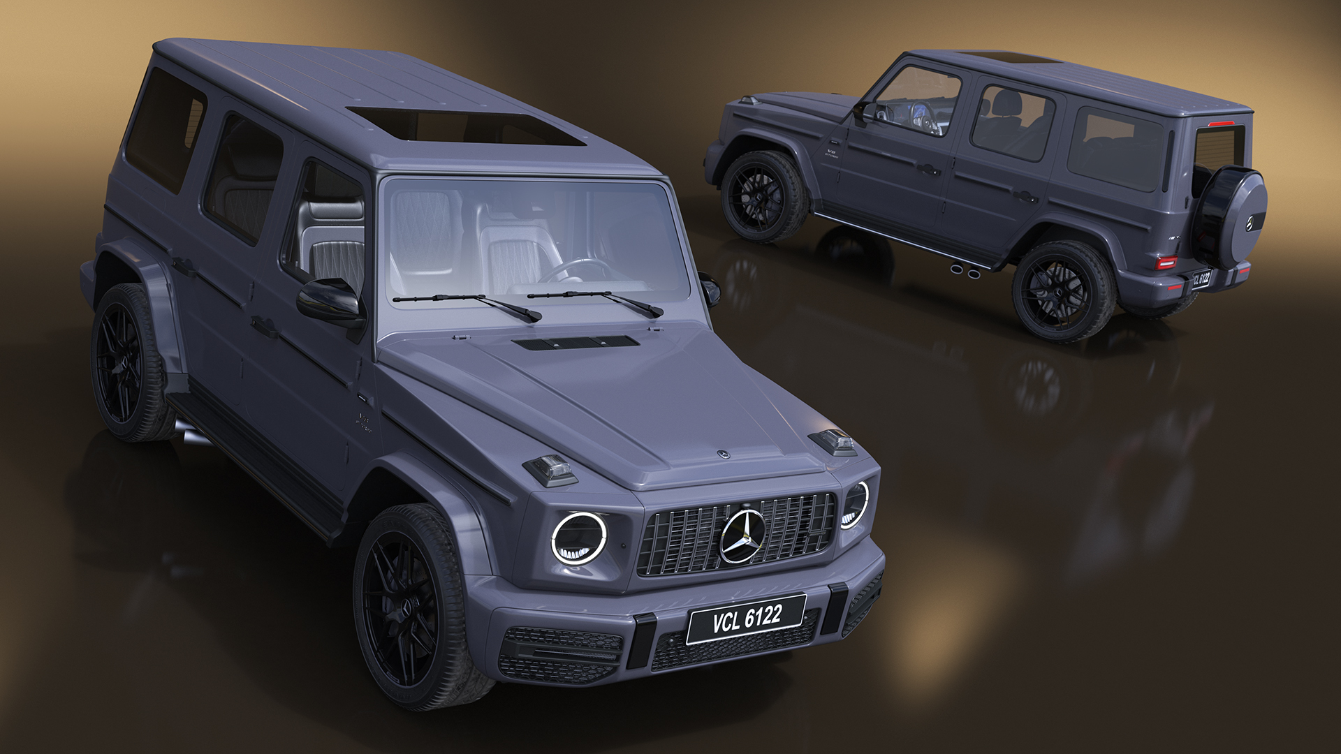 3D Mercedes-Benz G63 AMG Gray