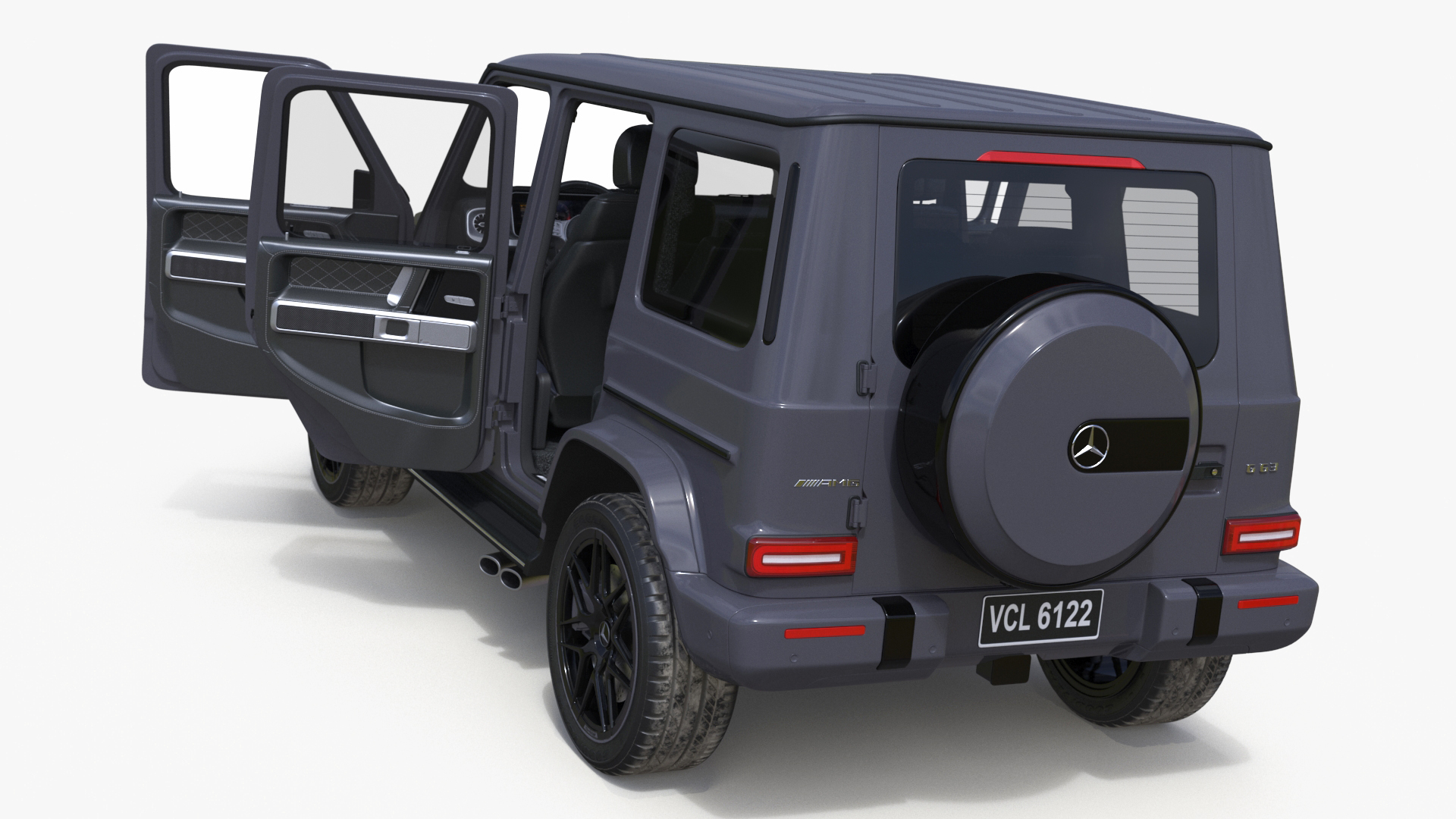 3D Mercedes-Benz G63 AMG Gray