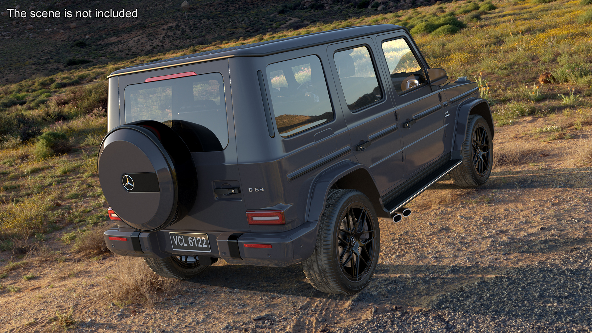 3D Mercedes-Benz G63 AMG Gray
