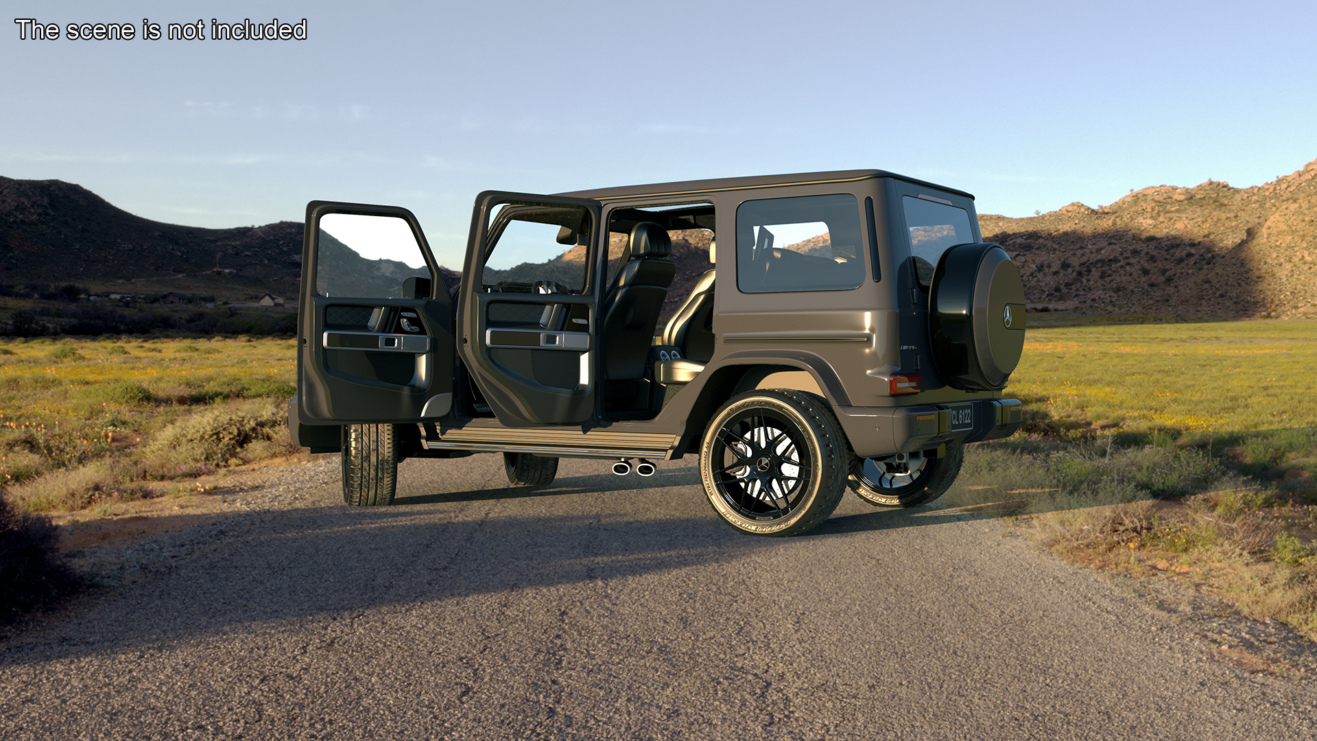 3D Mercedes-Benz G63 AMG Gray