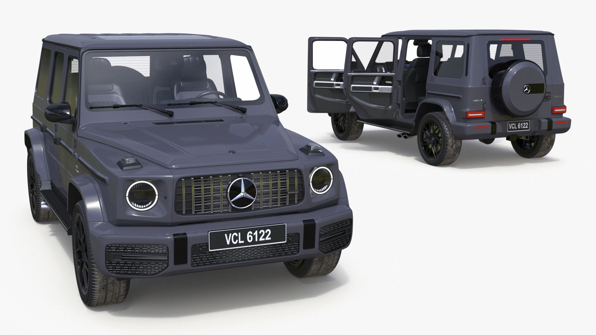 3D Mercedes-Benz G63 AMG Gray