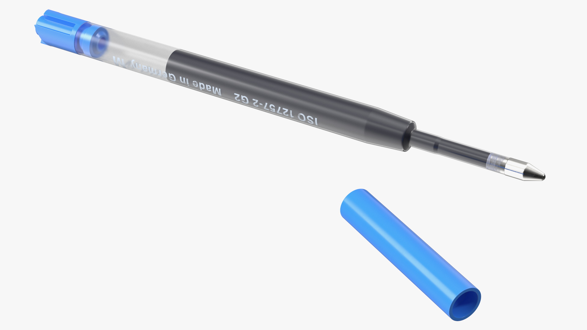 3D Blue Schmidt P900 Ballpoint Pen Refill model