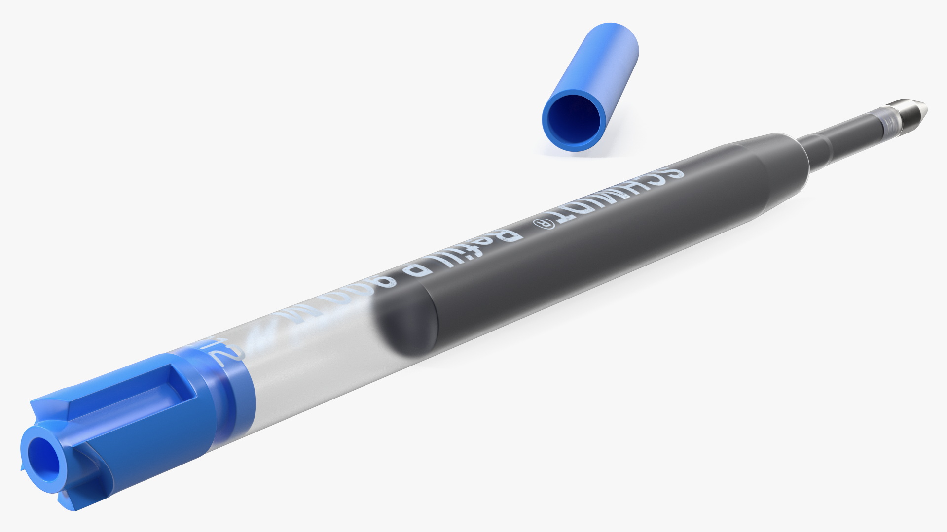 3D Blue Schmidt P900 Ballpoint Pen Refill model