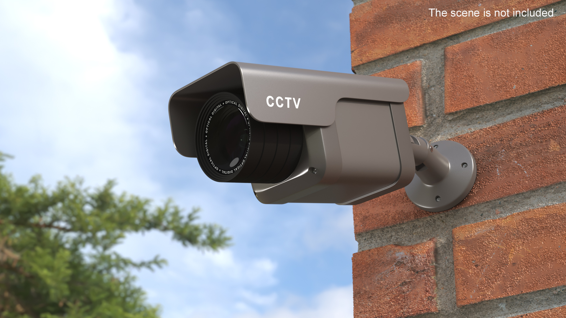 3D Security Surveillance Camera model
