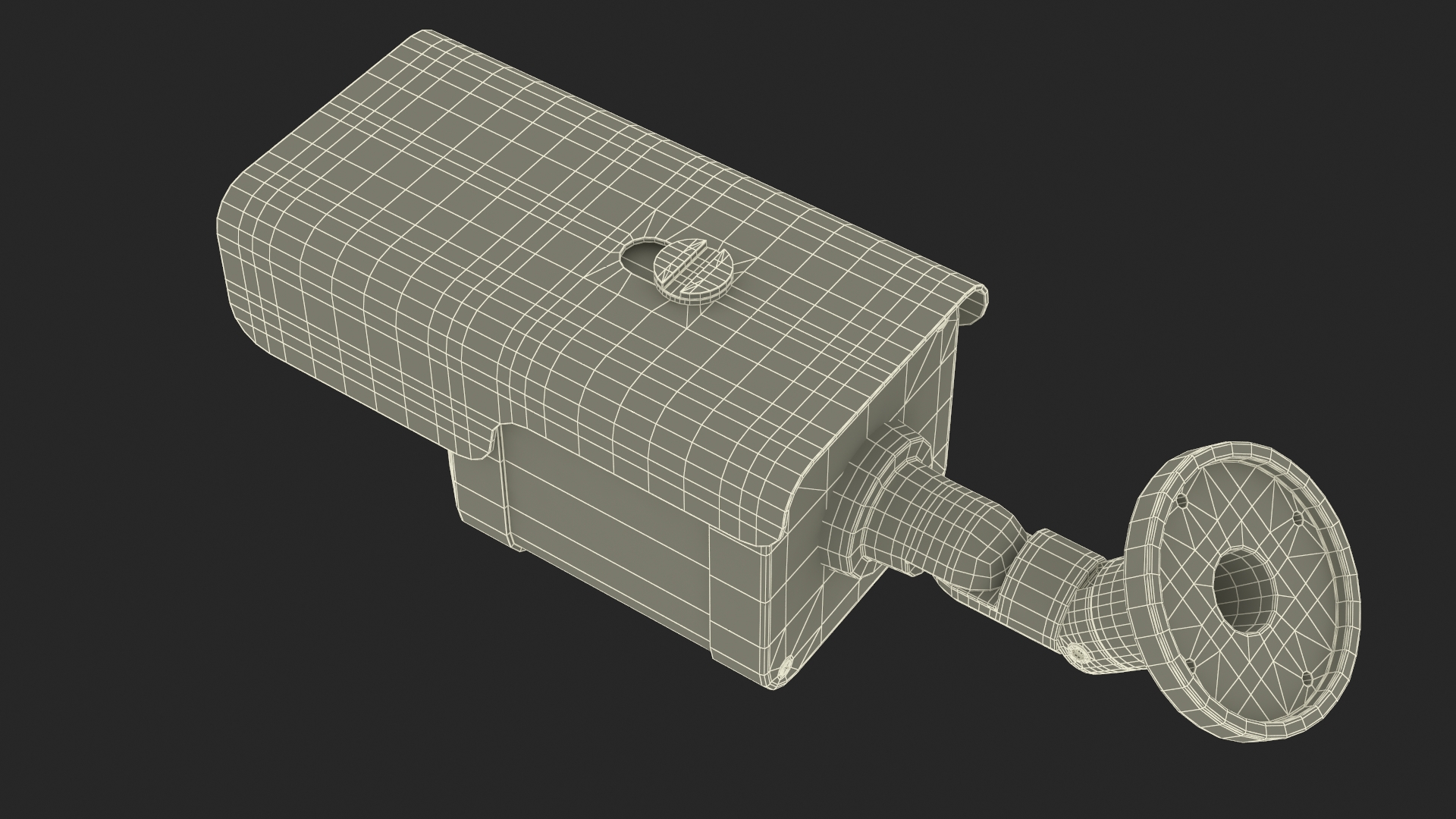 3D Security Surveillance Camera model