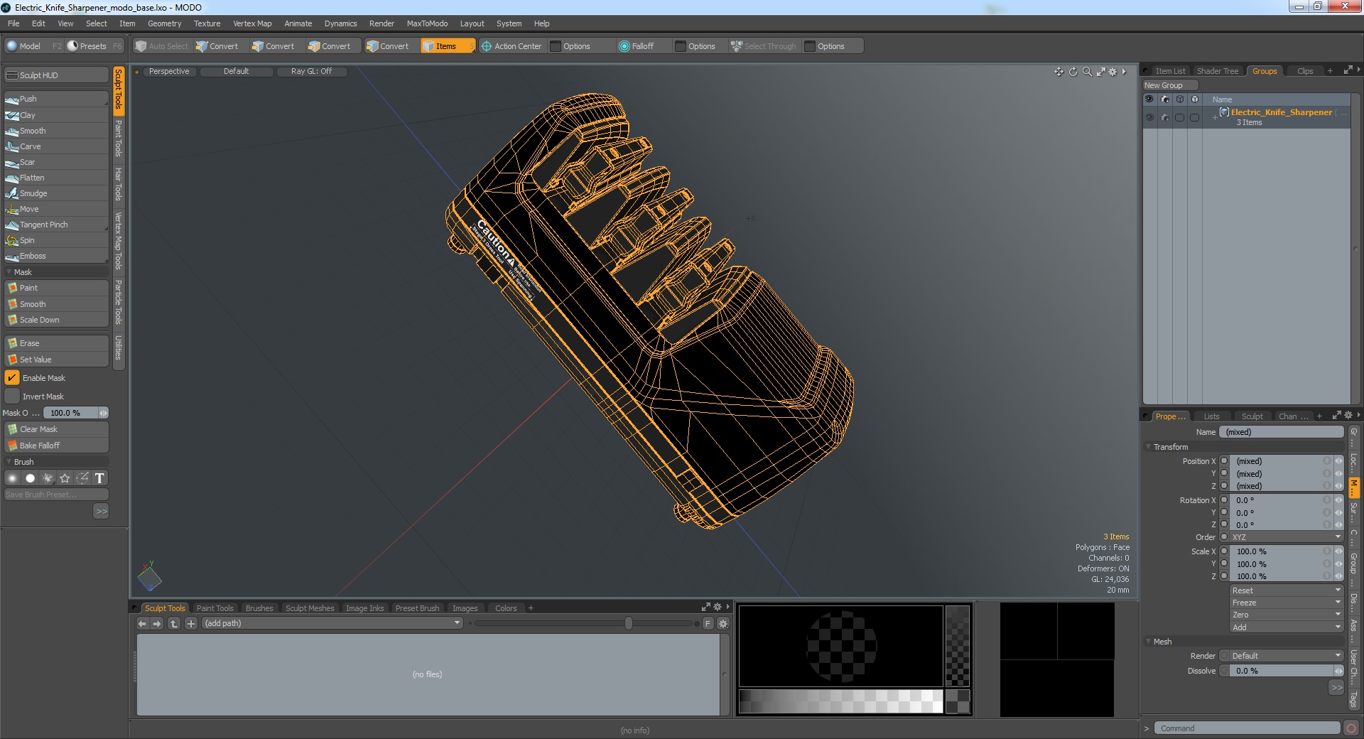 Electric Knife Sharpener 3D model