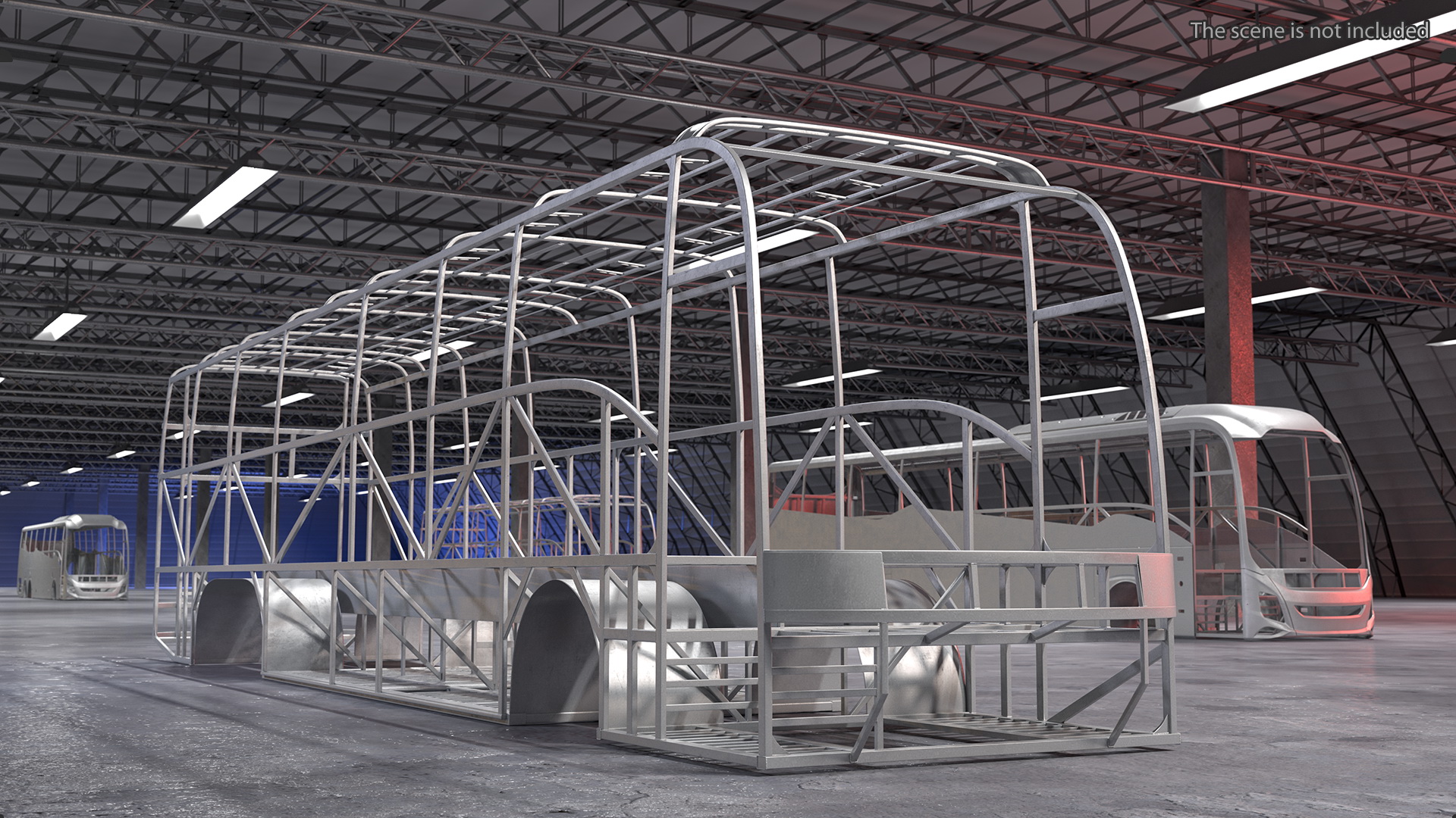 Bus Frame Structure 3D model