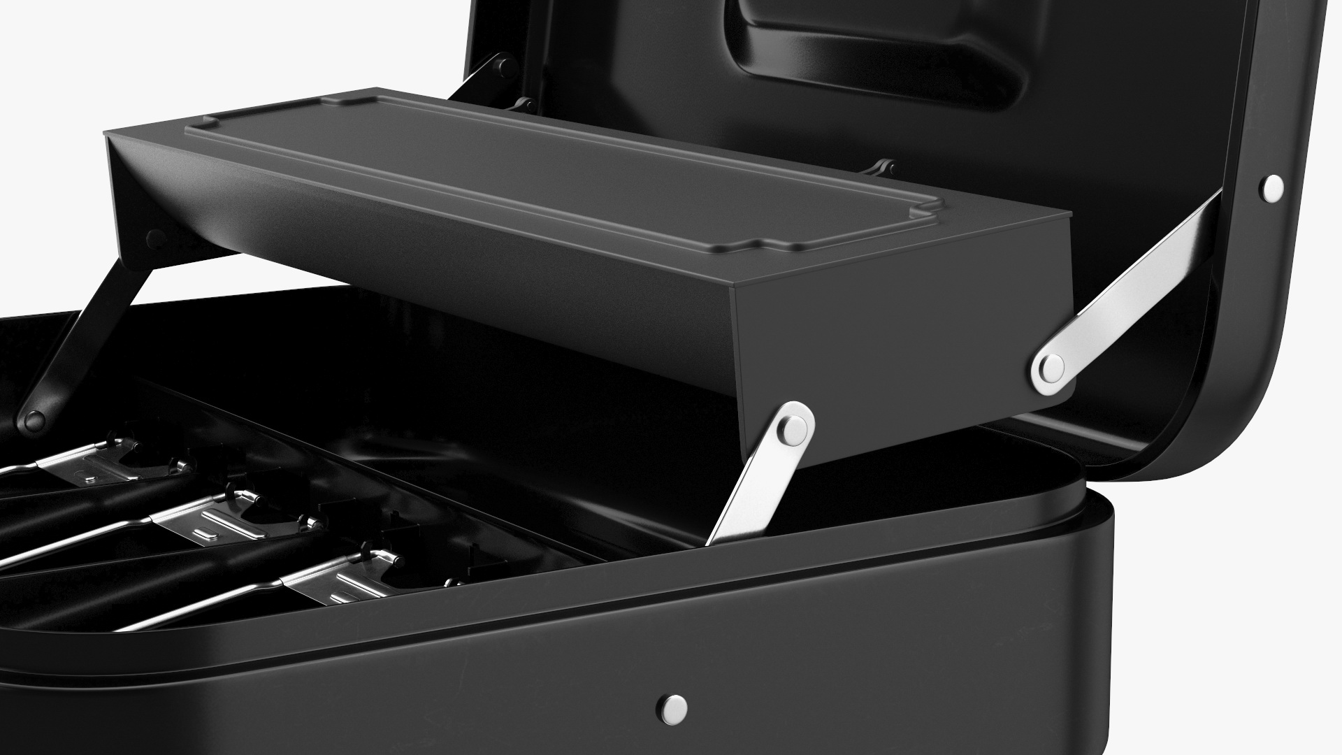 3D Cash Box Black Rigged