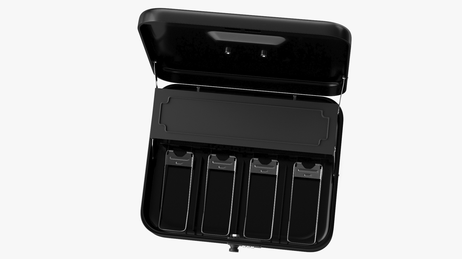 3D Cash Box Black Rigged