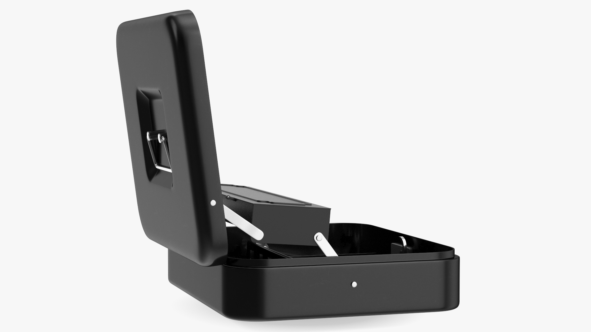 3D Cash Box Black Rigged