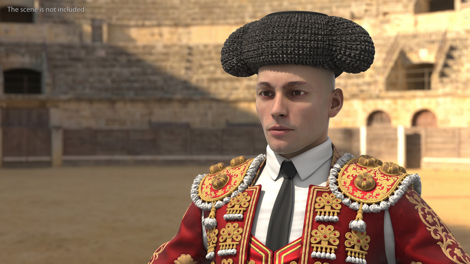 Spanish Matador Costume on Man Red - view 4