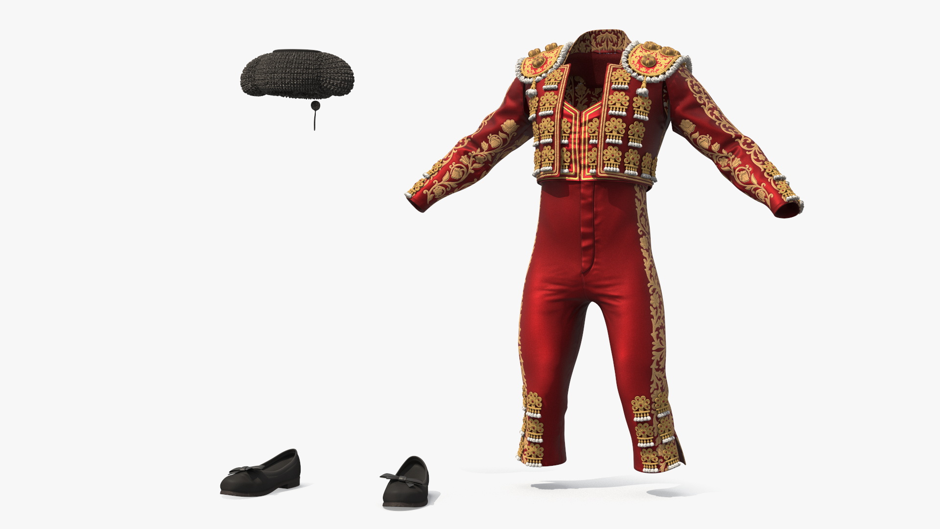 Spanish Matador Costume on Man Red - view 6