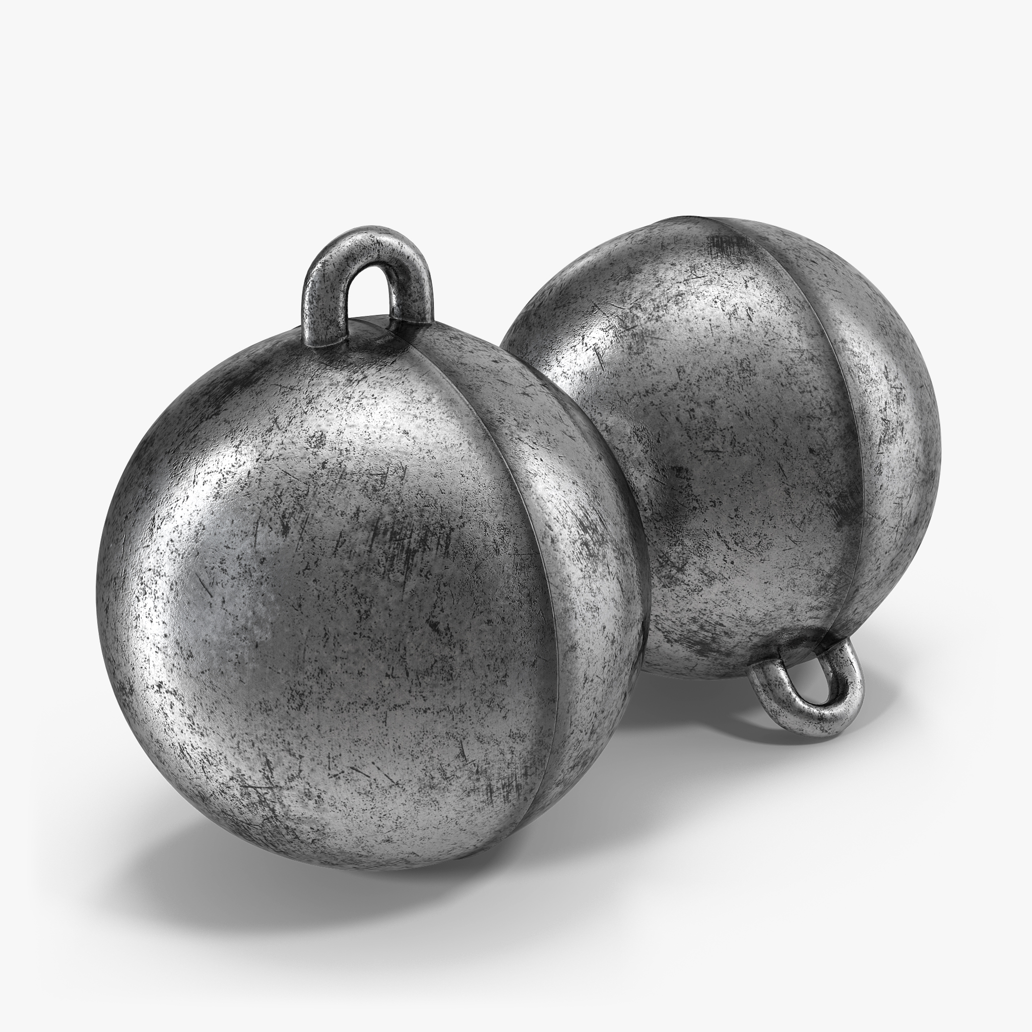 Old Metall Ball 3D Model