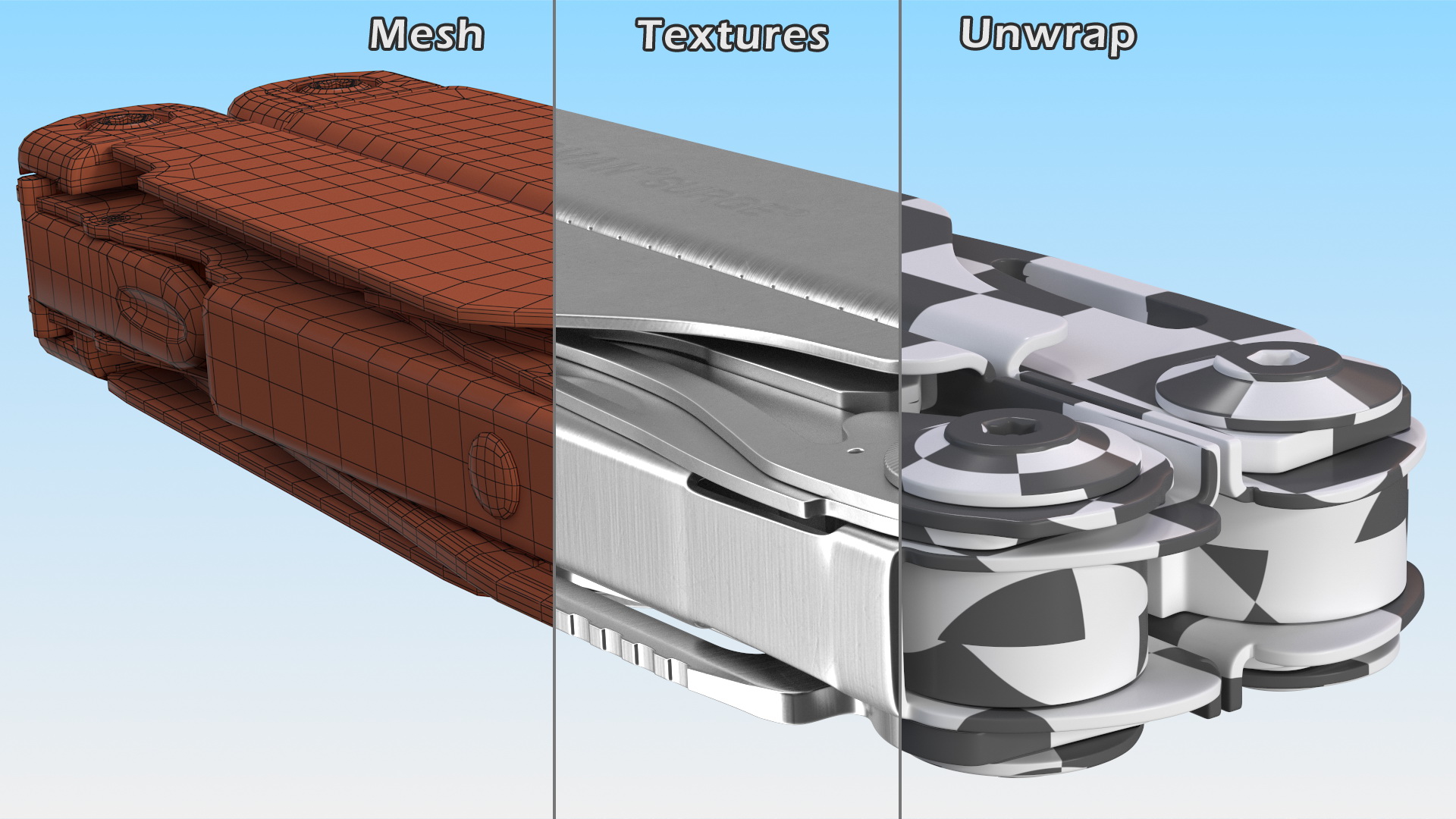 3D model Leatherman Surge Multitool Silver Closed
