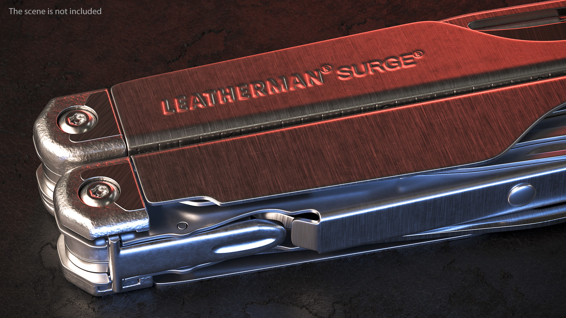 3D model Leatherman Surge Multitool Silver Closed