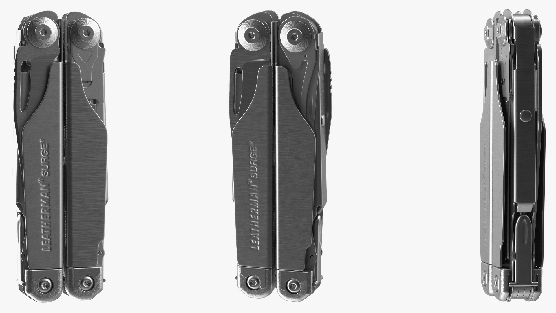 3D model Leatherman Surge Multitool Silver Closed