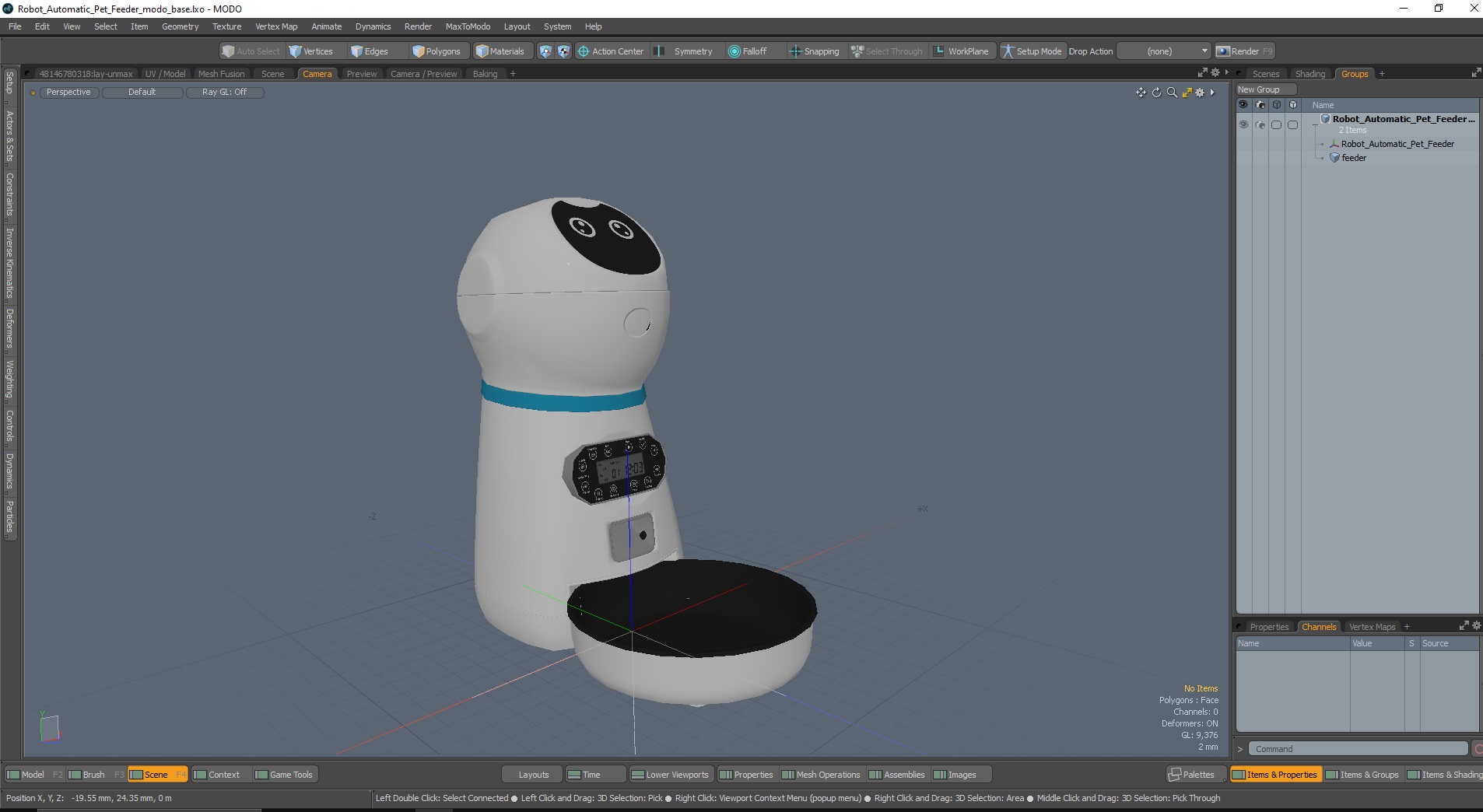 3D Robot Automatic Pet Feeder