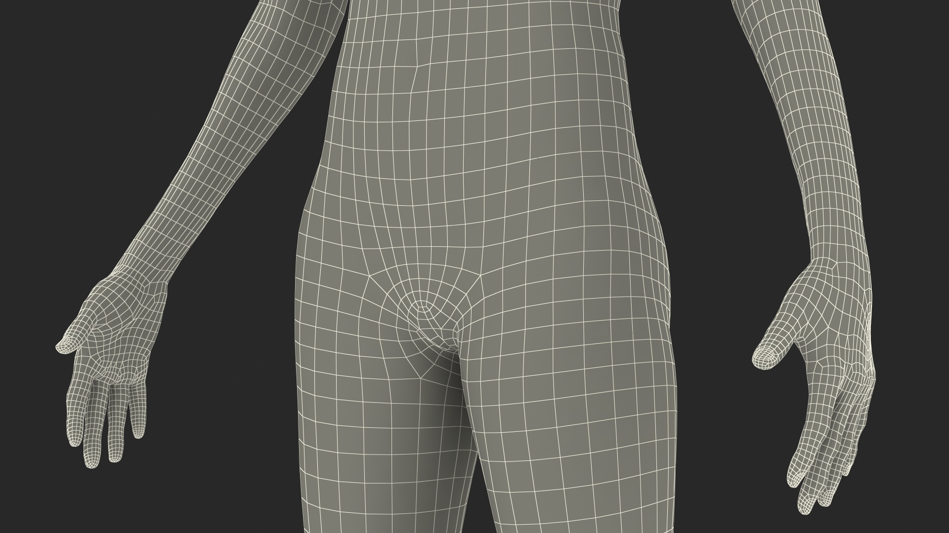 3D Full Body Kid Girl Anatomy