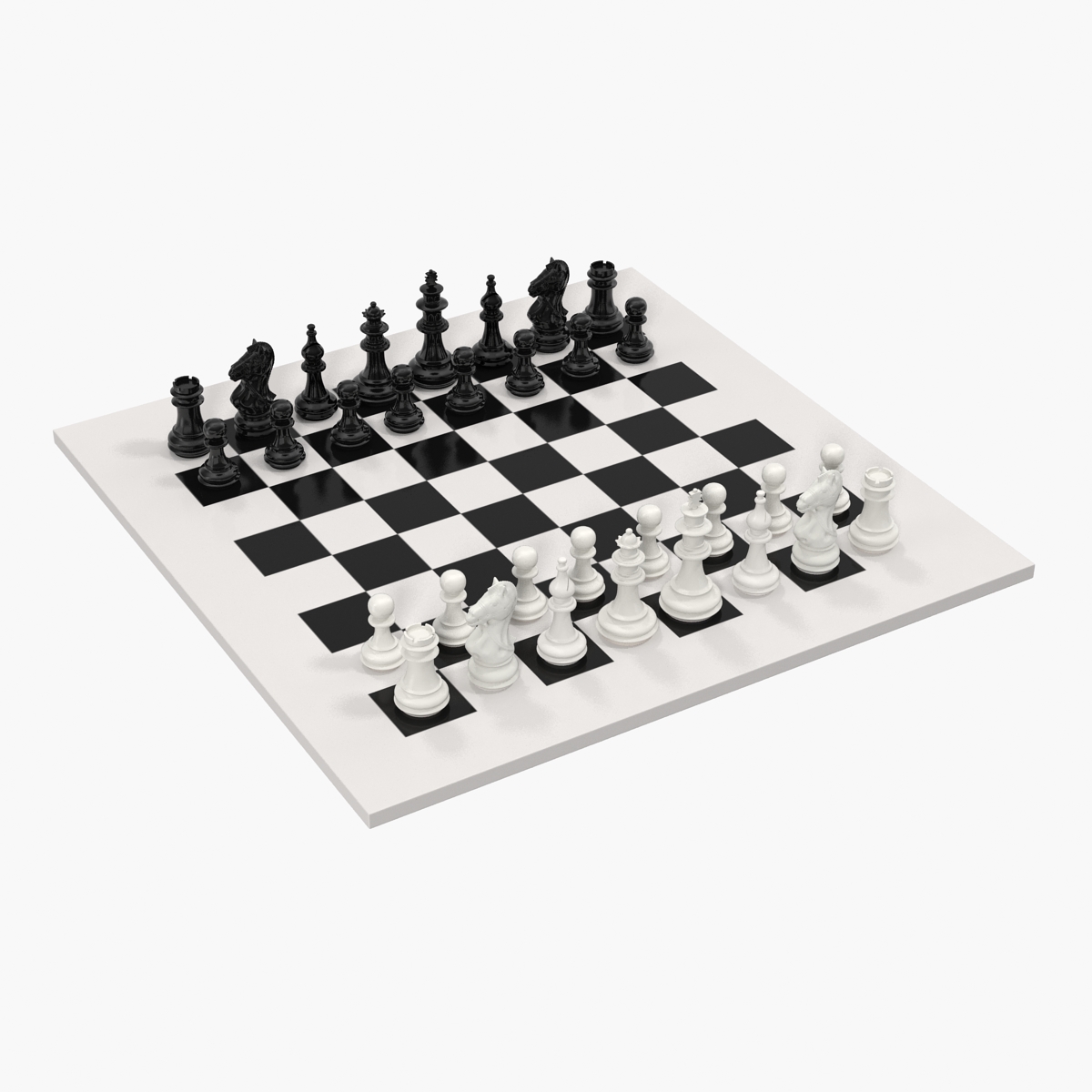 Plastic Chess Set, view 3