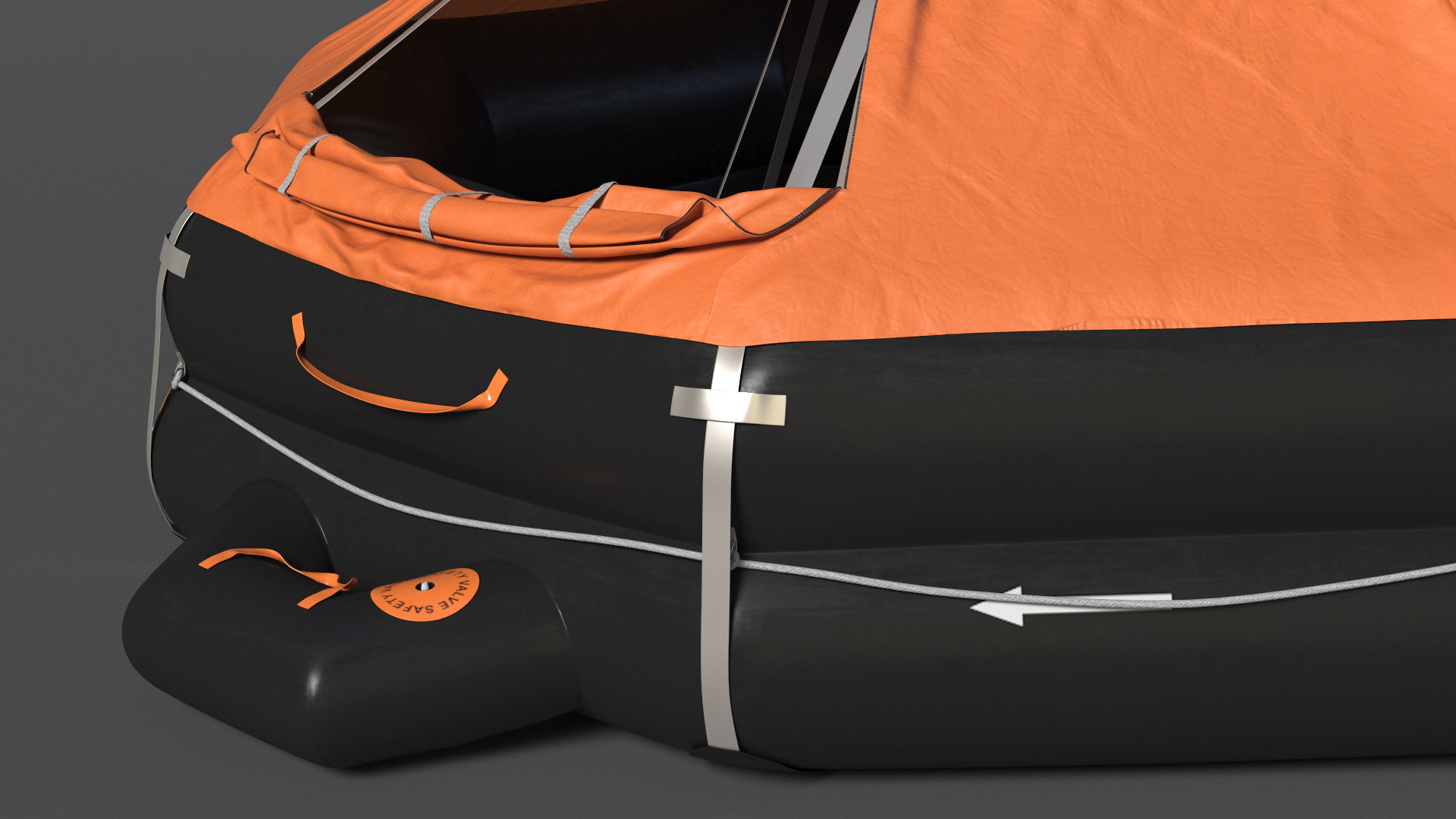 3D model Inflatable Life Raft