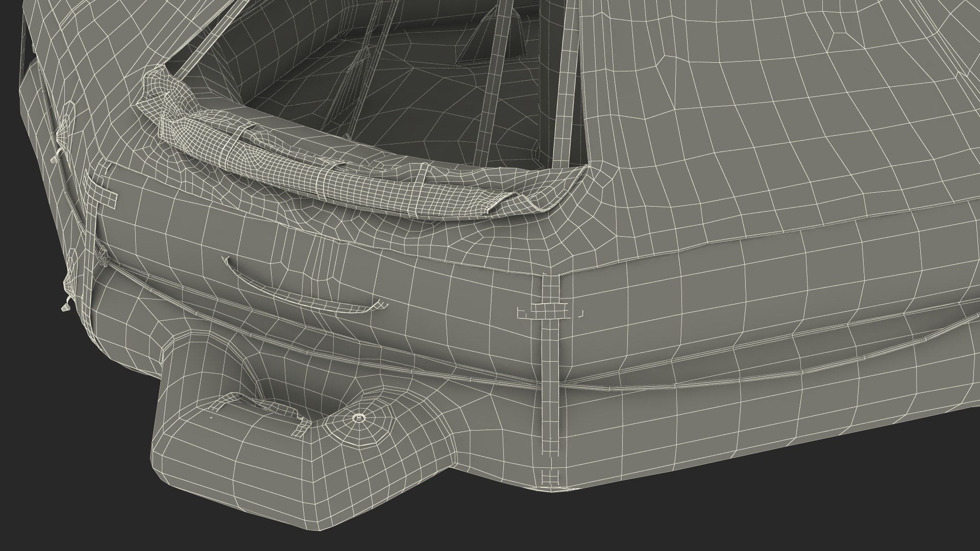 3D model Inflatable Life Raft