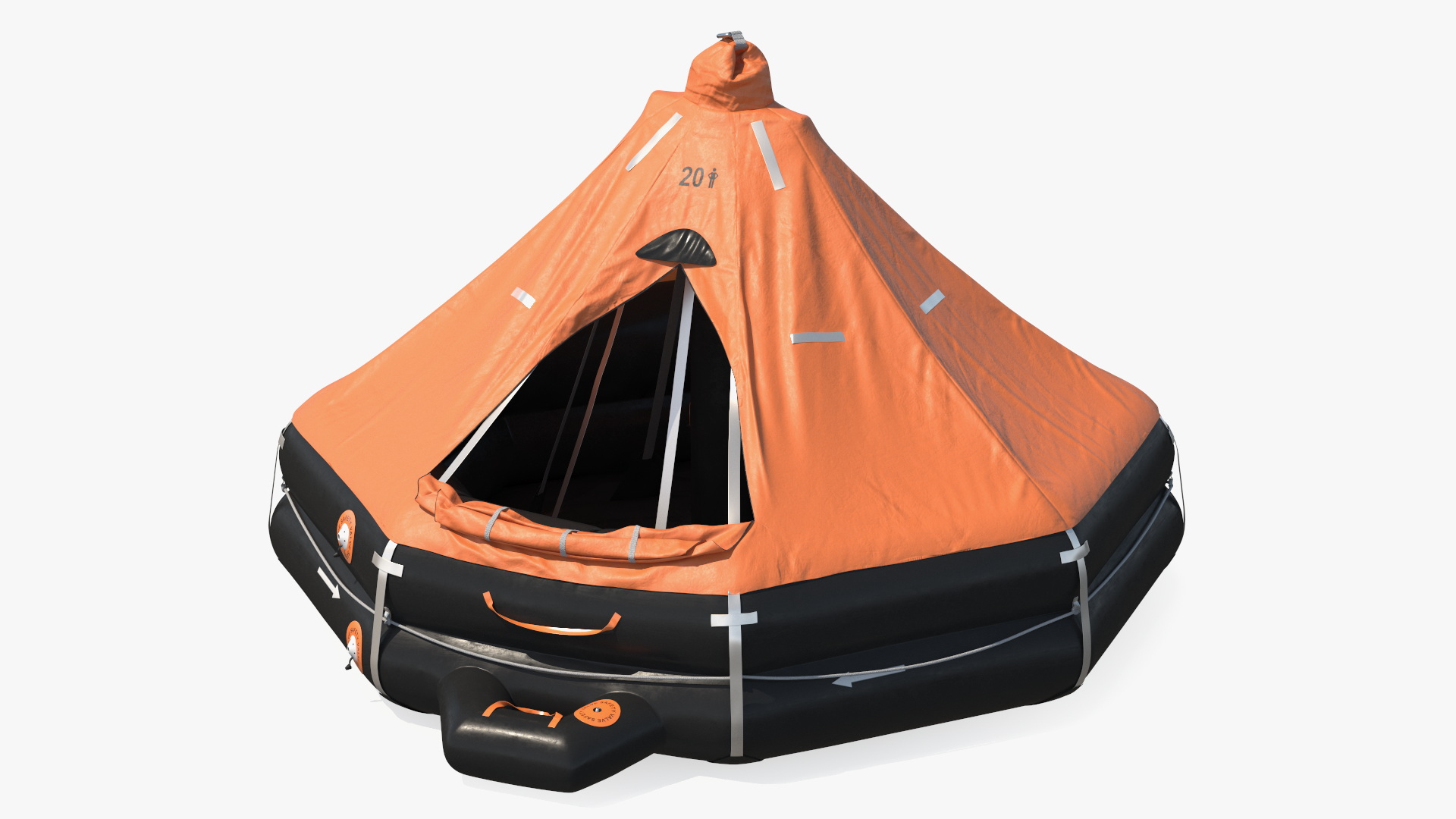 3D model Inflatable Life Raft