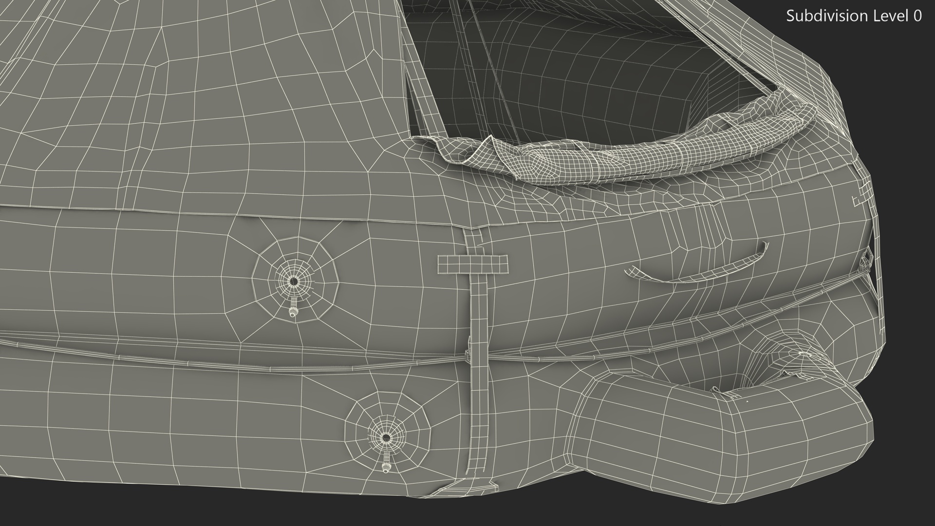 3D model Inflatable Life Raft