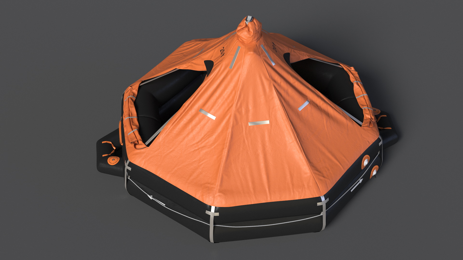 3D model Inflatable Life Raft