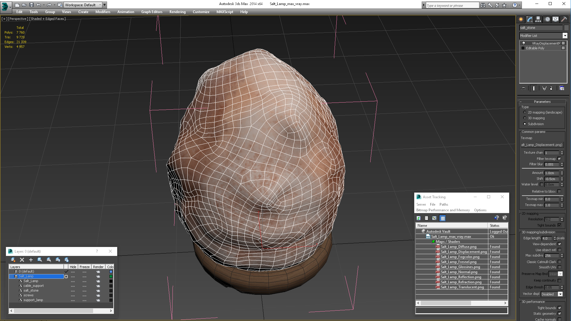 Salt Lamp 3D model