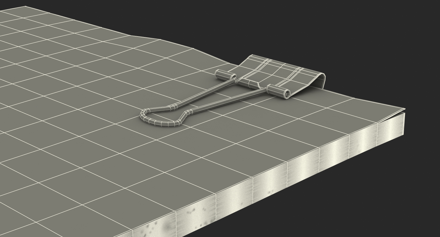 3D Binder Clip A5 Sheets