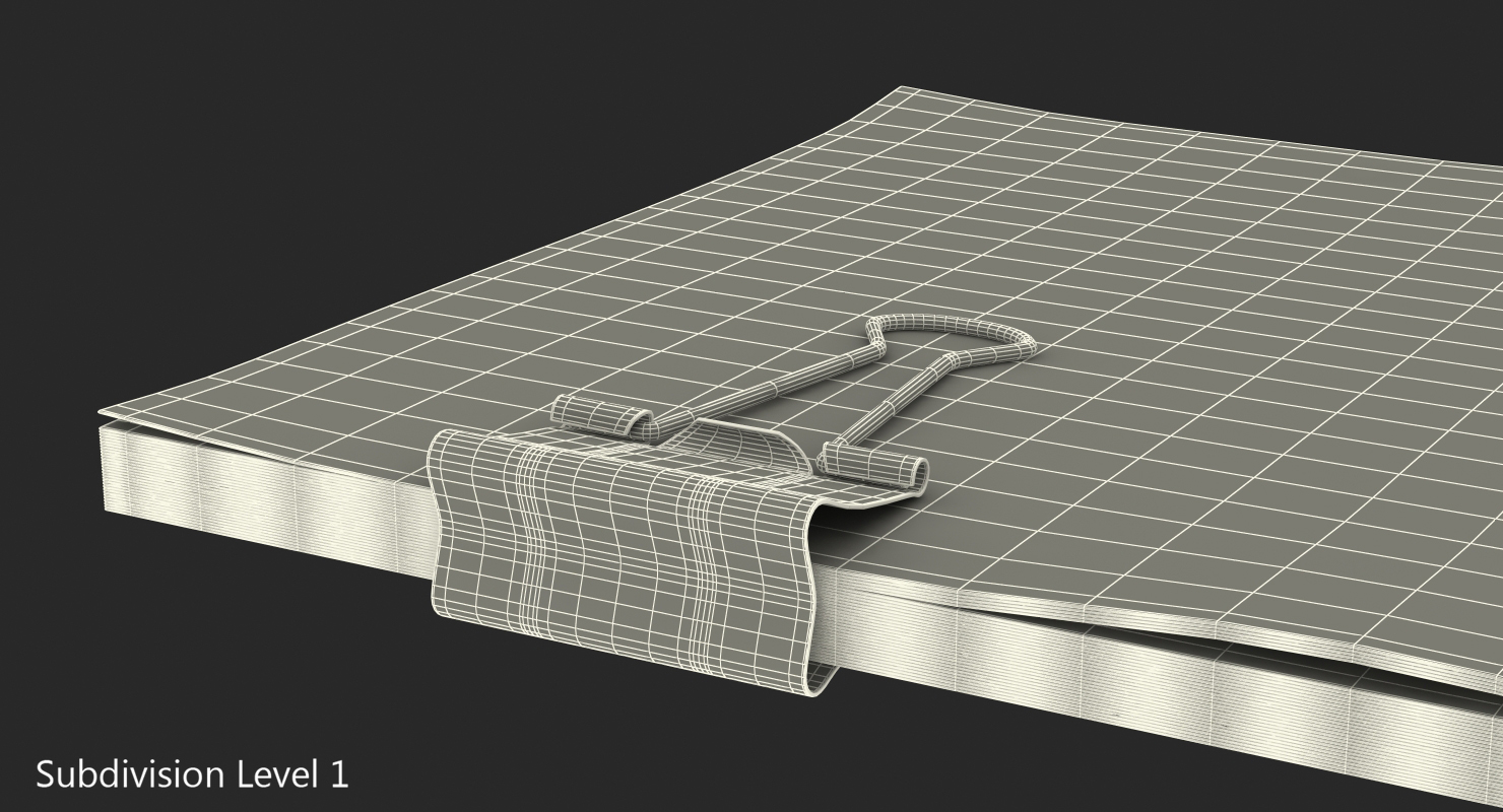 3D Binder Clip A5 Sheets