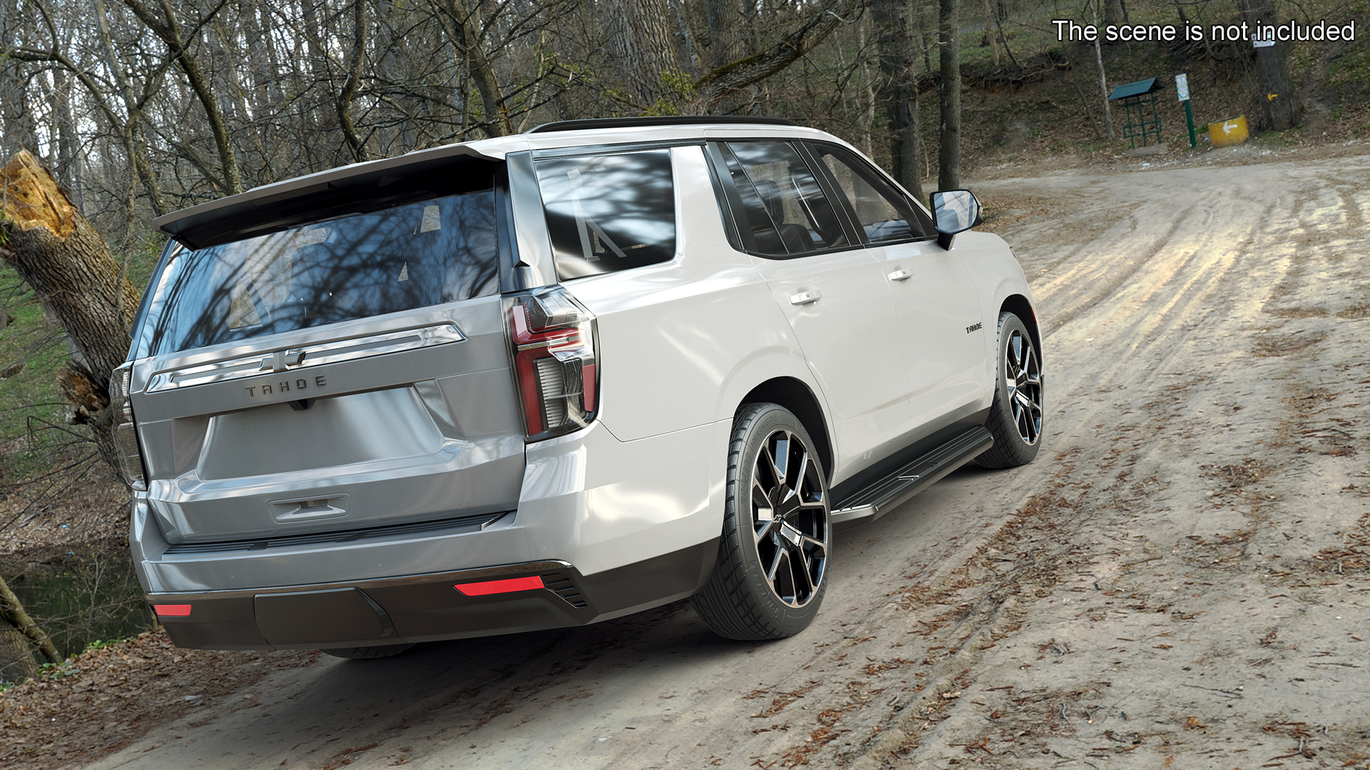 3D model 2024 Chevrolet Tahoe SUV White