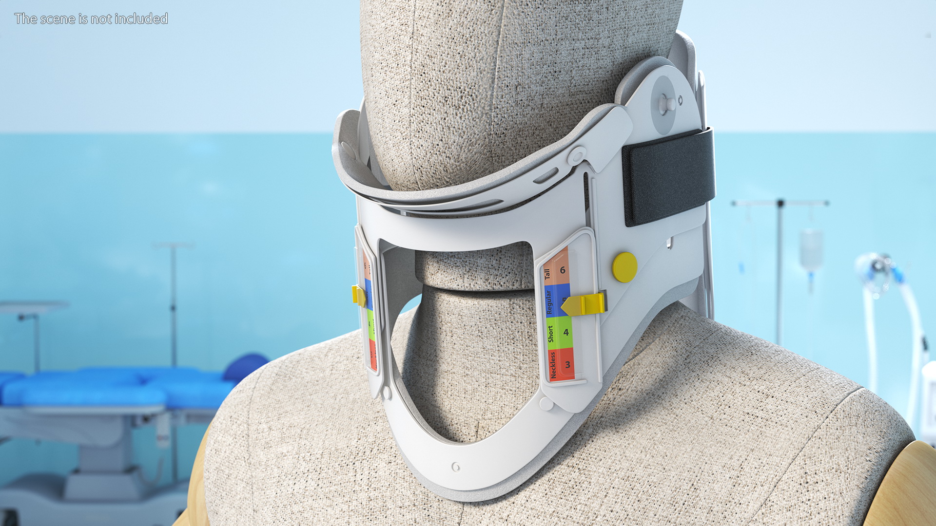 3D Extrication Collar model
