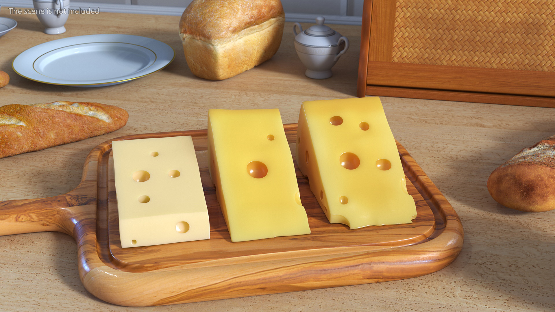 Swiss Cheese Blocks 3D model