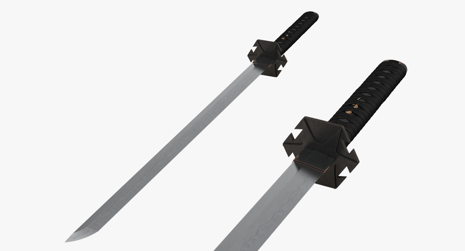 3D Ninjato Single Edge Japan Sword