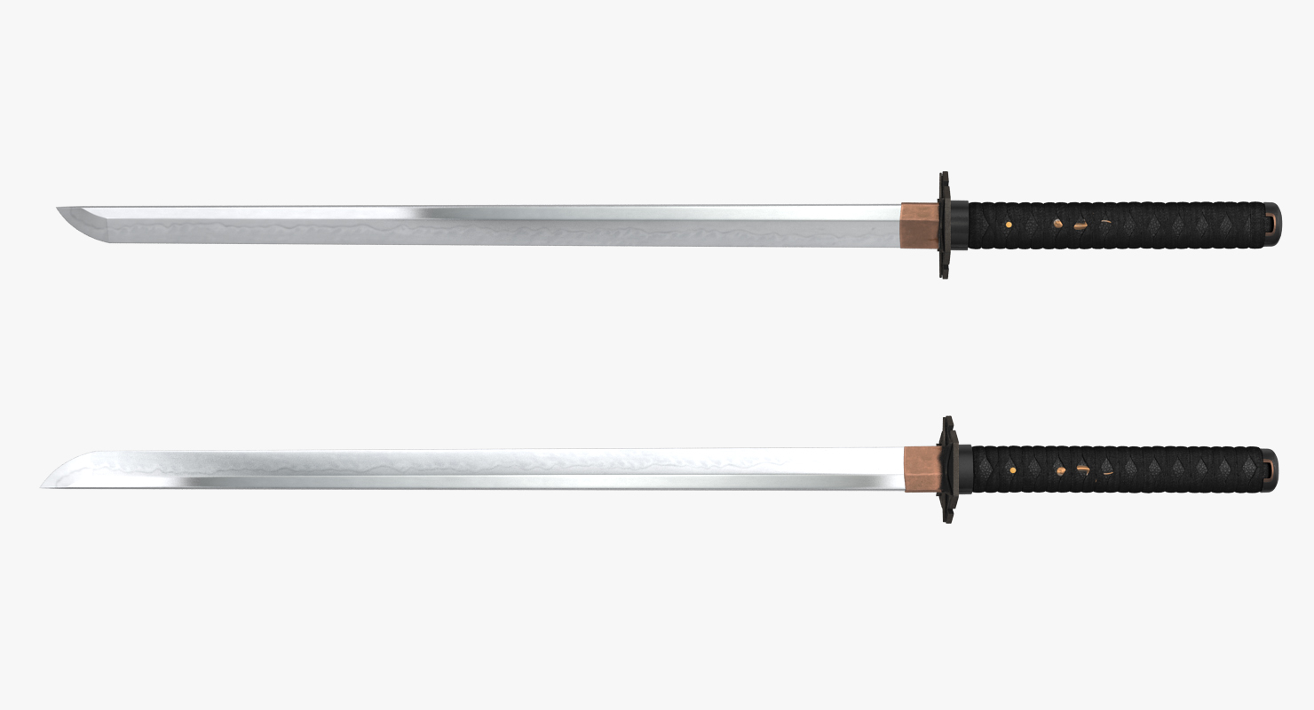 3D Ninjato Single Edge Japan Sword