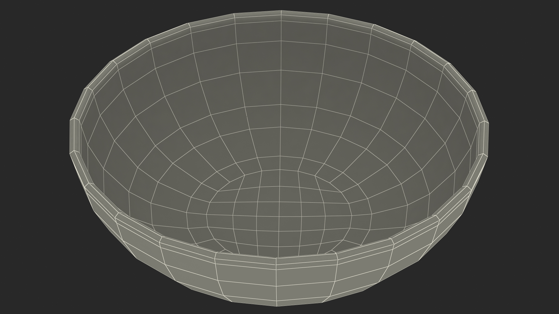 Breakfast Cereal Pads Falling into Bowl 3D model