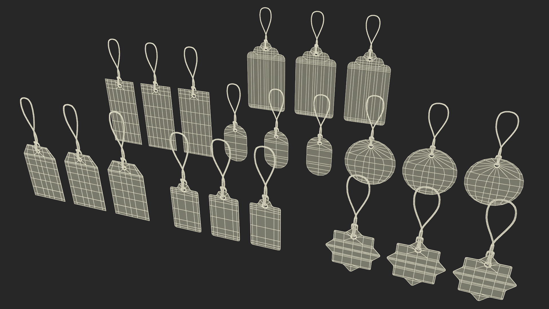 3D model Label Tags