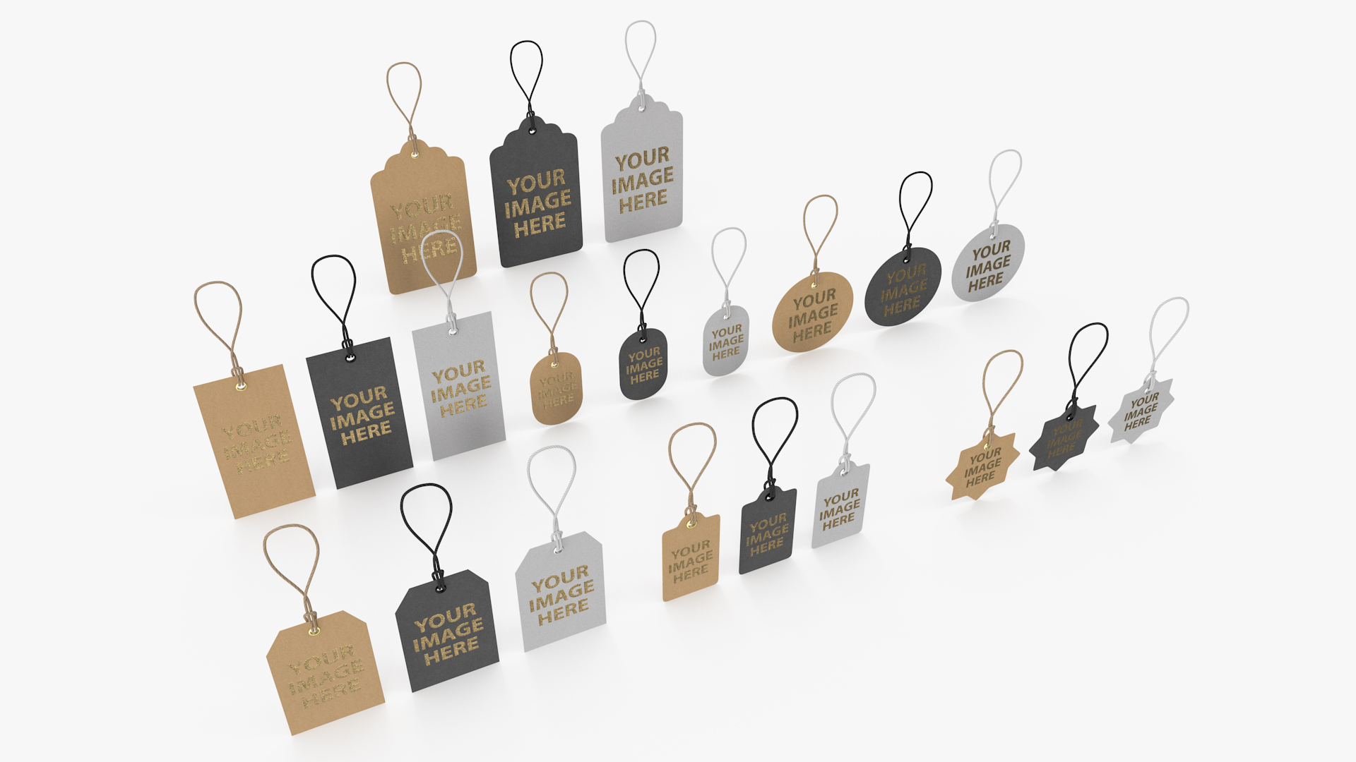 3D model Label Tags
