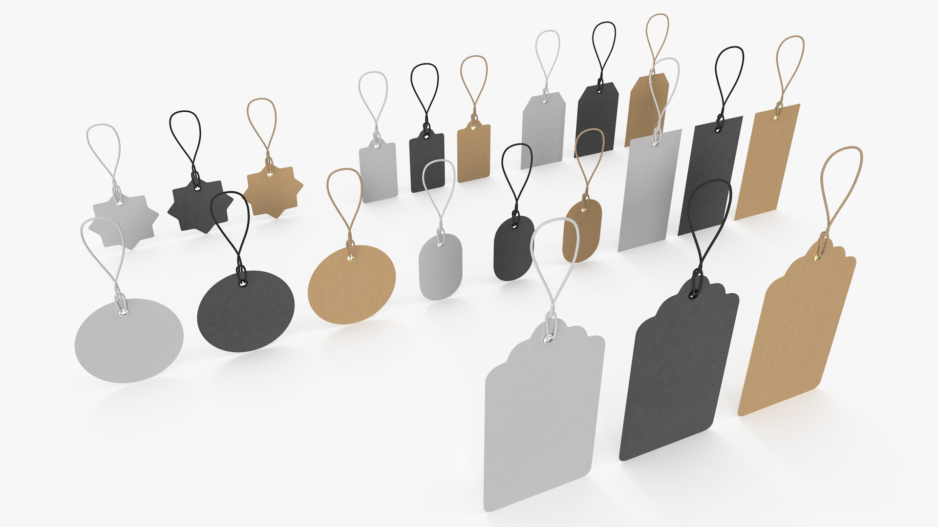 3D model Label Tags