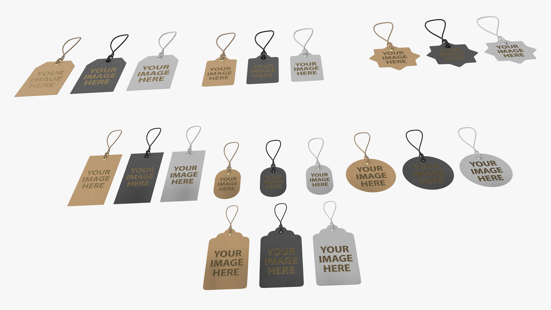 3D model Label Tags